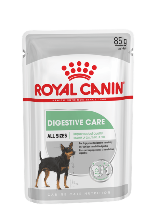 Royal Canin DIGESTIVE CARE LOAF - Мокра храна пауч подходящ за кучета с чувствителна храносмилателна система - за всички рамери. 85 гр. 