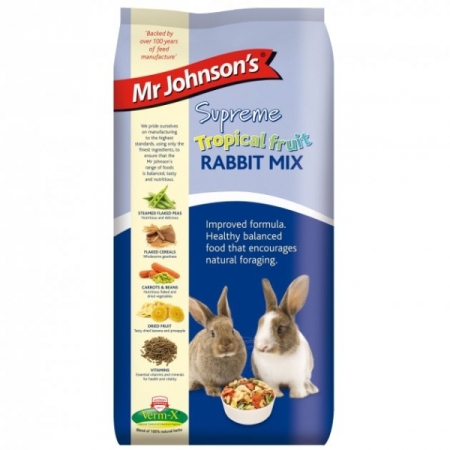 Mr Johnson`s Supreme Rabbit Tropical fruit  - Пълноценна храна за зайци с тропически плодове 900гр.