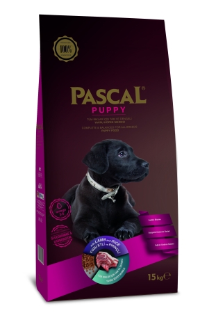 Pascal Puppy – Суха храна за малки кученца от всички породи с агнешко и ориз 15 кг.