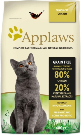 Applaws Senior Chicken Grain free - суха храна с 80% Пиле, подходяща за възрастни котки над 10г. 7.5 кг.