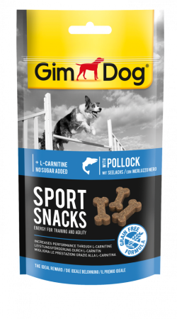 GimDog Sport Snacks – Лакомства за куче, мини кокалчета с тихоокеанска треска