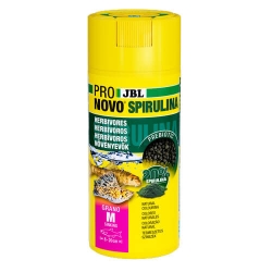JBL PRONOVO SPIRULINA GRANO M 250ml - Храна на гранули, със спирулина, за аквариумни риби 8 – 20 см.