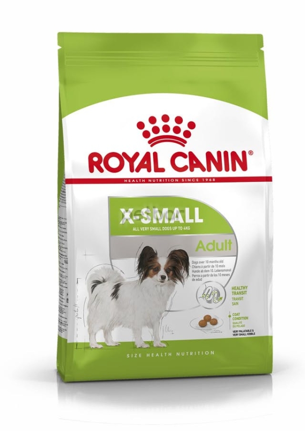 Royal Canin - X-Small за възрастни 500 гр. - Суха храна за пораснали кучета от миниатюрни породи.