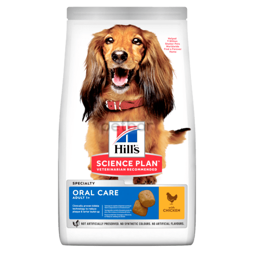 Hills SP Dog Adult Oral Care 12 кг. -  орална грижа за вашият любимец над 1 годинка 