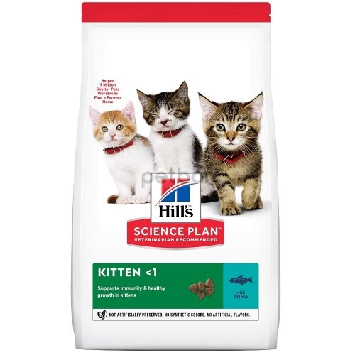 Hills Science Plan Kitten с риба тон – За подрастващи котенца от отбиването до 1г., бременни или кърмещи котки 300 гр.