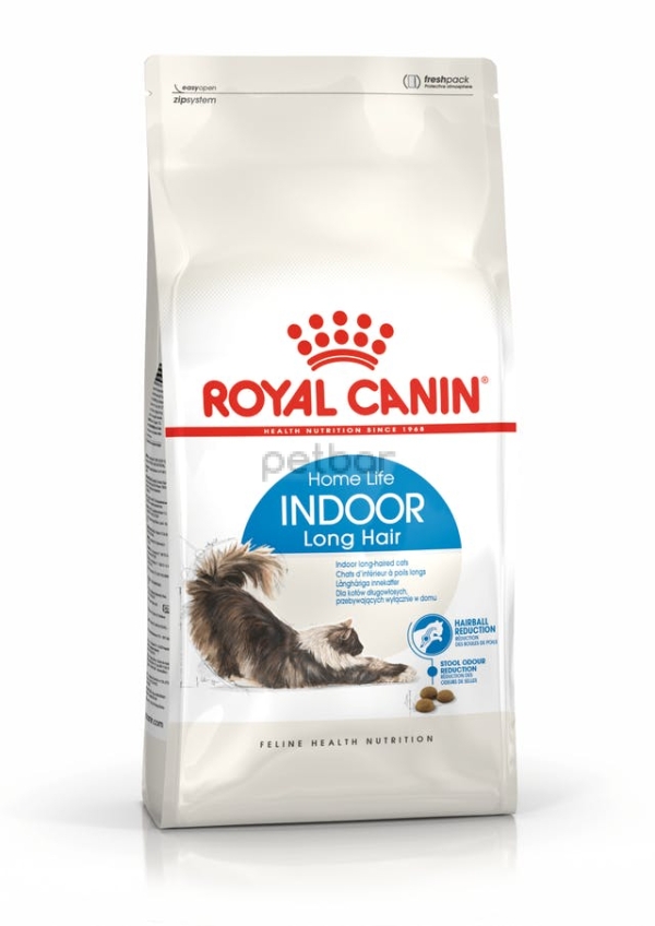Royal Canin Indoor Longhair - Суха храна за дългокосмести котки, живеещи на закрито, 400гр.