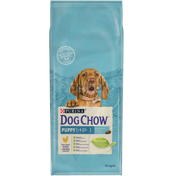 PURINA DOG CHOW Puppy - Пълноценна храна за кученца от декоративните породи с пиле 14кг. 