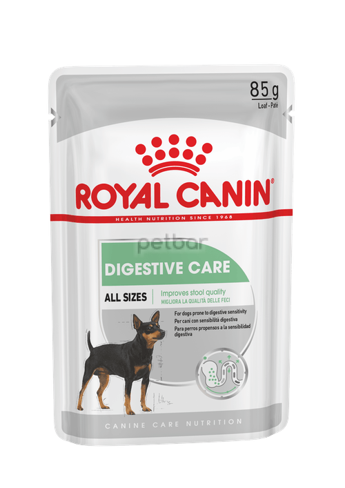 Royal Canin DIGESTIVE CARE LOAF - Мокра храна пауч подходящ за кучета с чувствителна храносмилателна система - за всички рамери. 85 гр. 