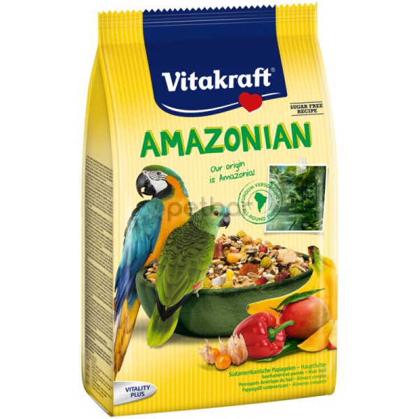Vitakraft Amazonian - Основна ежедневна храна за големи папагали - 750гр.