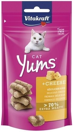 Vitakraft Cat Yums - сочни хапки със сирене 40гр.