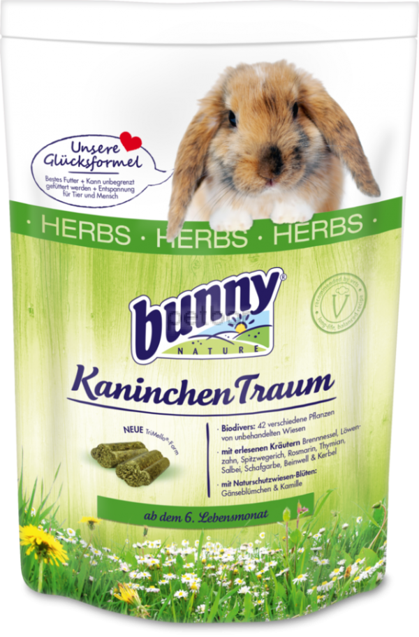 Bunny Nature HERBS - Храна за зайчета след 6-ия месец 1,5 кг