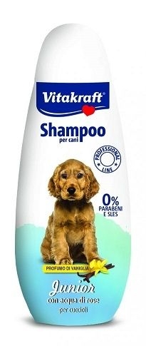Vitakraft Шампоан за подрастващи кучета " Джуниър" с розова вода и аромат на ванилия 250 ml