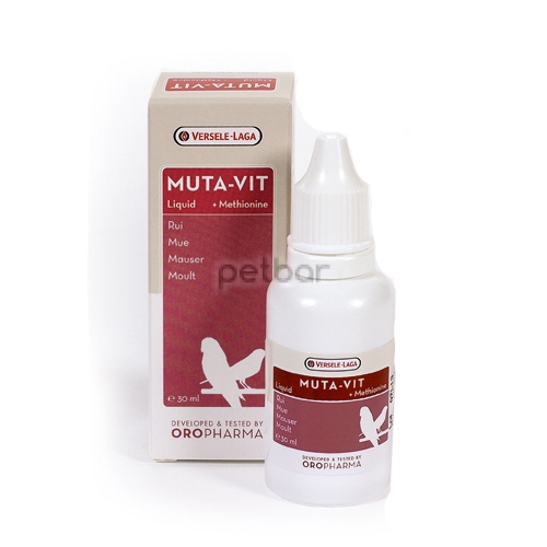 Versele - Laga Orolux - Muta - Vit Liquid - Комплекс от витамини, аминокиселини и микроелементи за перфектното оперение 30 мл. 