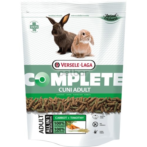  Versele Laga - Complete Cuni Adult - Пълноценна екструдирана храна за зайци 500 гр.