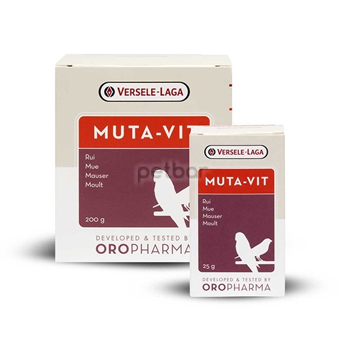 Versele - laga - Muta- Vit - Комплекс от витамини, аминокиселини и микроелементи за птици за добро оперение 200 гр. 