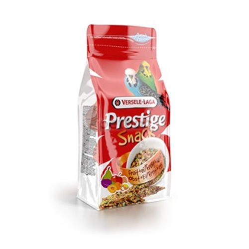Versele - laga - Prestige Snack Budgies Fruit + Egg – Допълваща храна за вълнисти папагали с плодове и яйца 125 гр.