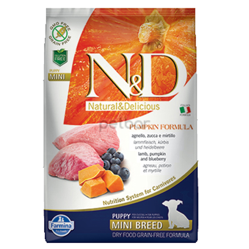 N&D Pumpkin Mini Puppy Lamb & Blueberry - 2,5 кг.