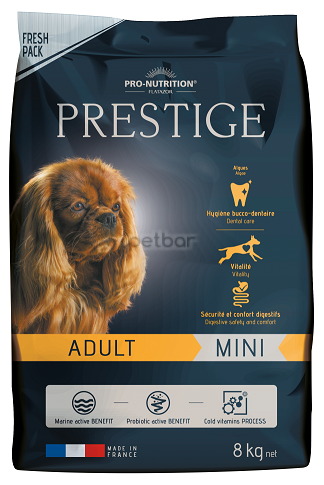 Prestige ADULT MINI Пълноценна храна за пораснали кучета от дребни породи 8 кг.