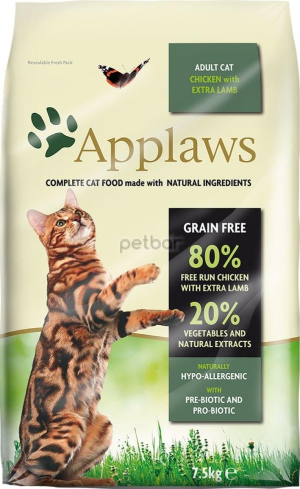 Applaws Adult Cat Chicken with Lamb - 2 кг.