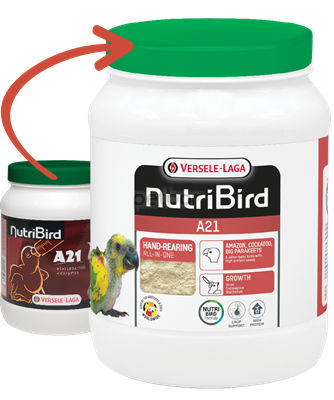 Versele - laga - Nutribird A21 for baby birds - за ръчно хранене на растящи птици 800 гр.