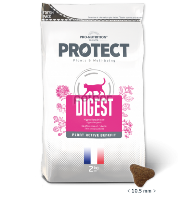 Pro-Nutrition Flatazor PROTECT DIGEST for Cats - Пълноценна диетична храна за котки със специфични хранителни потребности 2 кг.