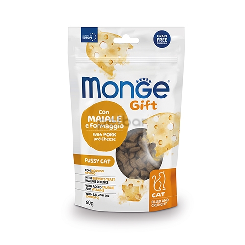 Monge Gift Filled and Crunchy Fussy Cat 
