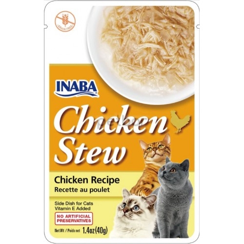 Inaba Chicken Stew - Лакомство за котки, пилешка яхния, 40 гр.