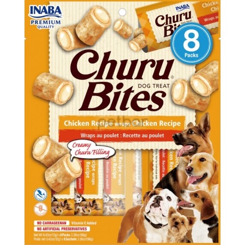 Inaba Dog Churu Bites - Chicken - пакет