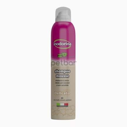 Inodorina - Shampoo Mousse - Деликатен мус-шампоан за сухо почистване, 300 мл.