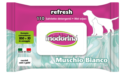 Inodorina - Refresh с бял мускус, 110 бр.