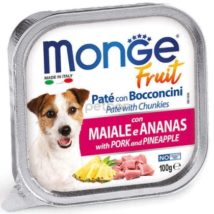 Monge Fruit Pate Adult Pork and Pineapple - пастет