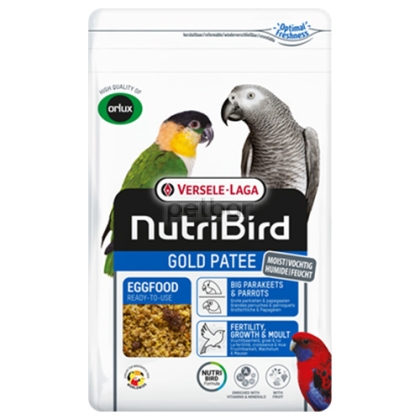 Versele - laga GOLD PATEE PARAKEET AND PARROTS - Мека храна за средни и големи папагали 1 кг.