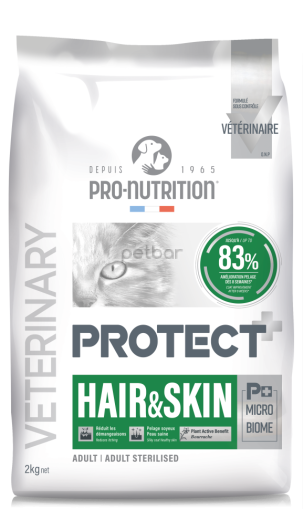 PROTECT Hair&Skin 2 kg - Пълноценна диетична храна за котки с проблеми с козина и кожа