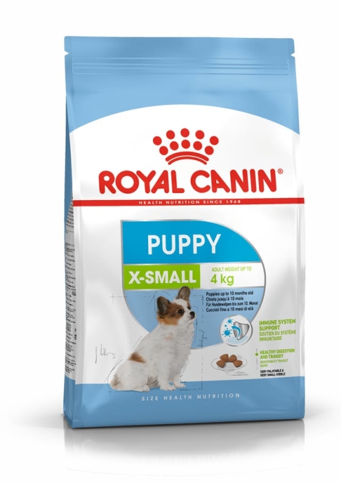 Royal Canin - X-Small Puppy суха храна 500 гр. - Суха храна за подрастващи кучета от миниатюрни породи.