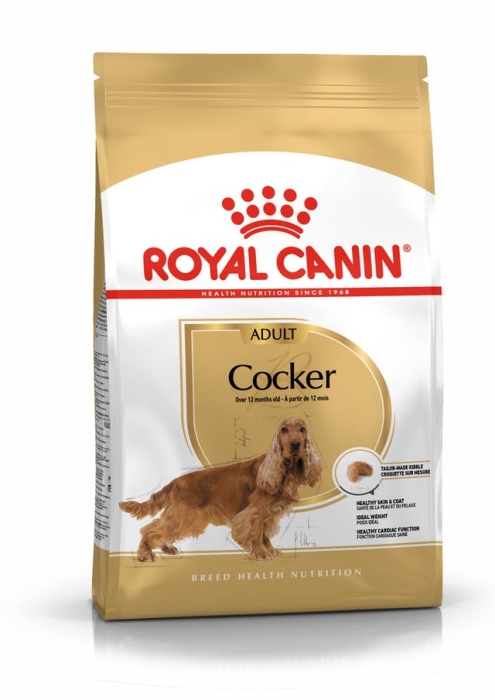 Royal Canin - Cocker Adult, храна за порода Кокер над 12 м. възраст - 3 кг.