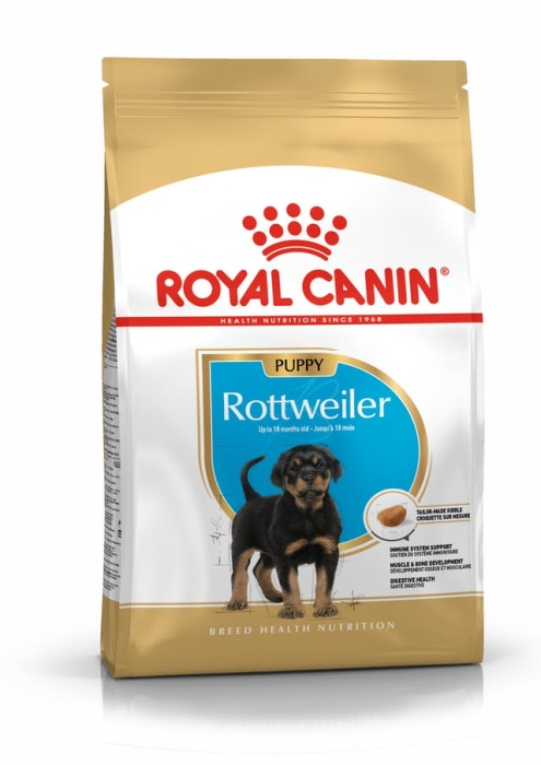 Royal Canin - Rottweiler Puppy, храна за кученца от породата Ротвайлер над 2м. възраст - 3кг.
