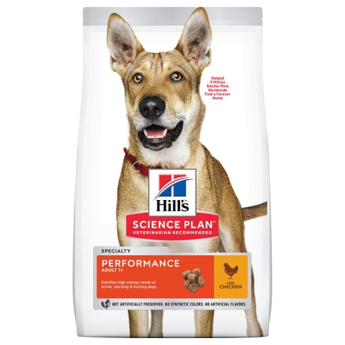 Hills SP Dog Adult Performance 14кг - за кучета с повишени енергийни нужди с пилешко 