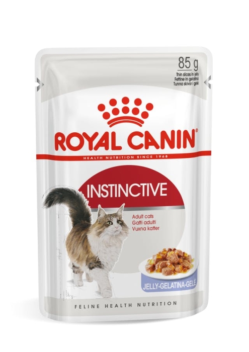 Royal Canin Instinctive in Jelly 12x85гр. - Пълноценен пауч за котки в желе. 