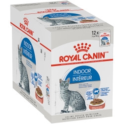 Royal Canin Indoor in Jelly 12x85гр. - Специализиран пауч в желе за котки живеещи на закрито. 