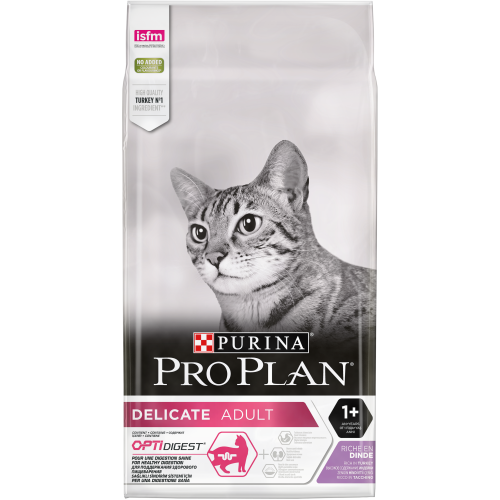 Суха храна PURINA PRO PLAN OPTIRENAL DELICATE с пуйка, за котки с чувствителен стомах в зряла възраст 10кг..