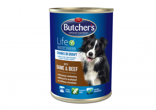 Butchers Life – Хапки в сос Грейви с ДИВЕЧ и ГОВЕЖДО месо 400 гр.