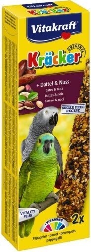 Vitakraft - Крекер за големи папагали с фурми и ядки 2бр.