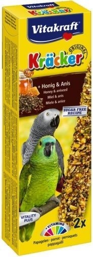 Vitakraft - Крекер за големи папагали с мед и анасон 2бр.