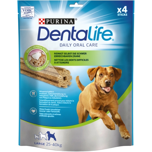 PURINA DENTALIFE Sticks - Лакомсво за добра устна хигиена за кучета от едри породи, 142g