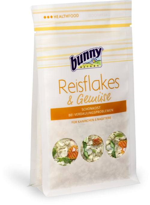 Bunny Nature Rice flakes and vegetables - Оризови ядки и зеленчуци 80 гр.