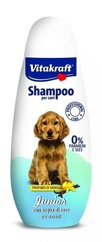 Vitakraft Шампоан за подрастващи кучета " Джуниър" с розова вода и аромат на ванилия 250 ml