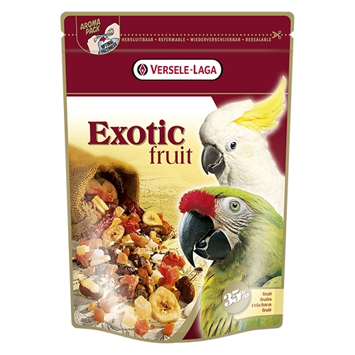 Versele - laga - Exotic Fruit – Храна за големи папагали с екзотични плодове 600 гр.