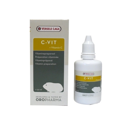 Versele - laga Oropharma C-VIT - Специална стабилизирана формула на витамин С за морски свинчета 50мл.