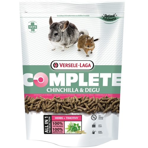  Versele - Laga - Complete Chinchilla & Degu - Пълноценна екструдирана храна за чинчила 500 гр.