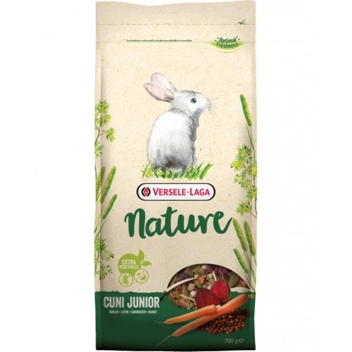 Versele - laga - CUNI JUNIOR NATURE - Пълноценна храна за подрастващи зайчета 700 гр. 